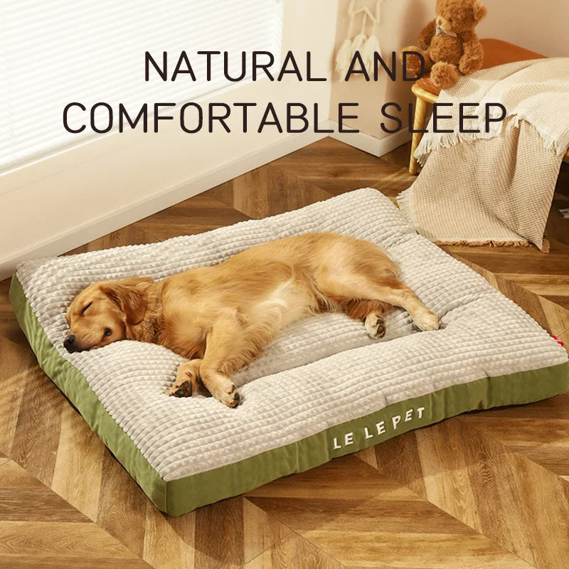 Lit de couchage doux polaire pour chien