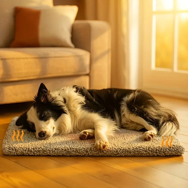 Matelas chauffant d'hiver pour animaux de compagnie