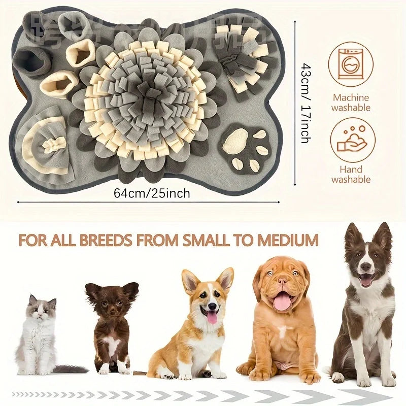Tapis de reniflement pour animaux de compagnie pour chiens