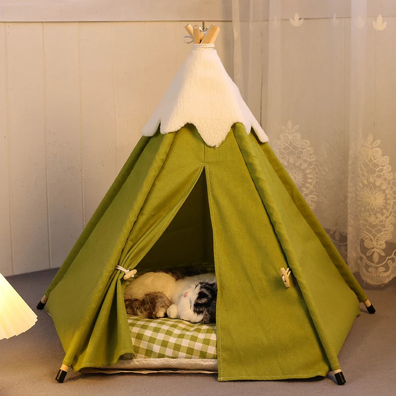 Tente tipi pour animaux de compagnie