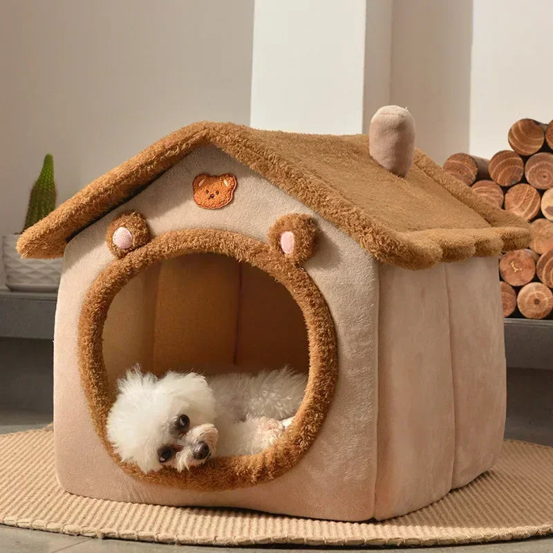 Chenil pour chat fermé avec matériau résistant à la saleté