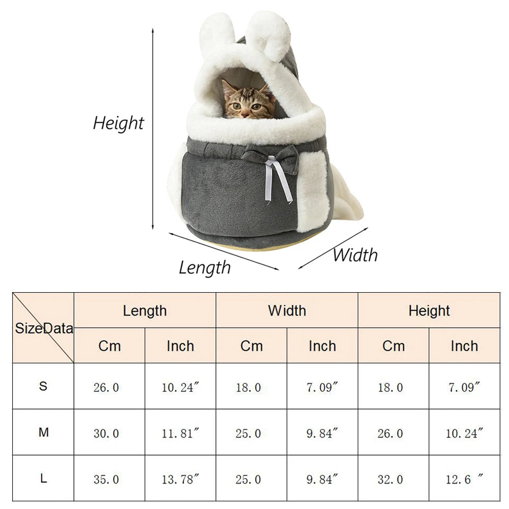 Sac à dos hiver chaud animal de compagnie