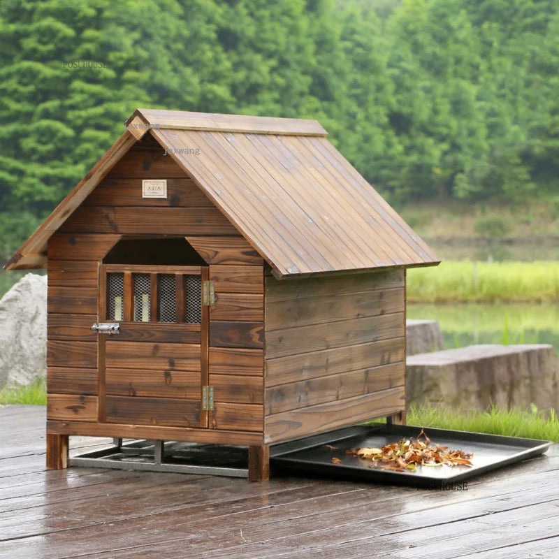 Maison en bois pour chiens