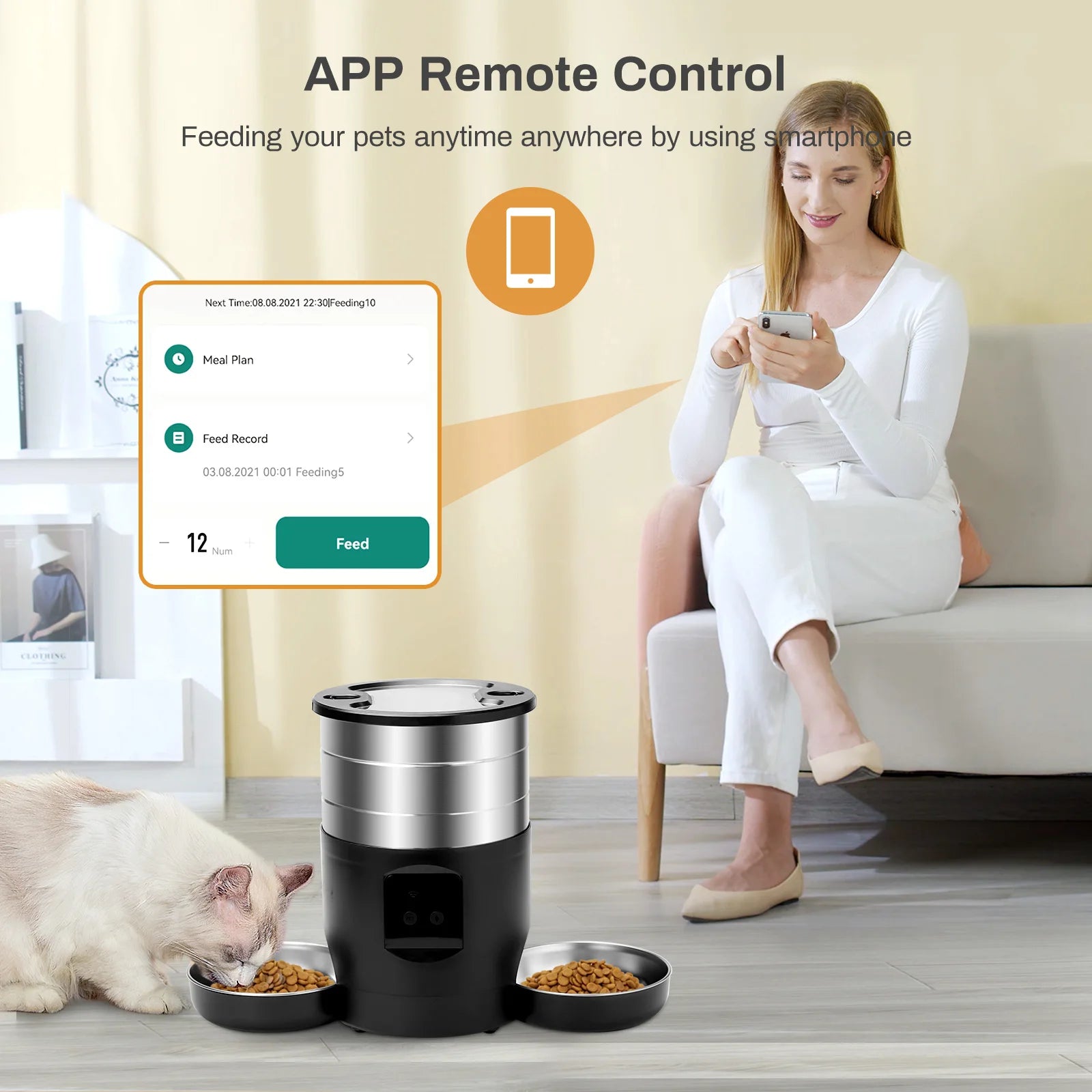 Mangeoire automatique pour chat