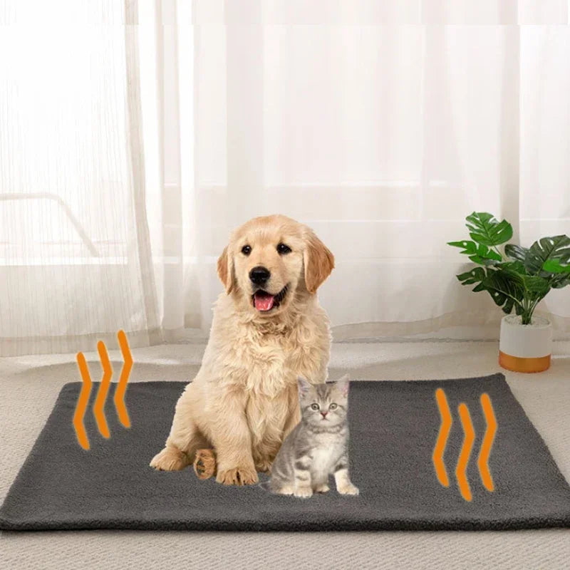 Tapis de lit auto-chauffant pour chiens